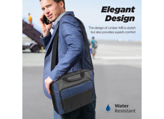 Promate Limber-MB 15.6-inch Laptop Bag Messenger Bag, Lightweight 